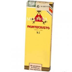 Montecristo No.3 пачка (3 шт.)